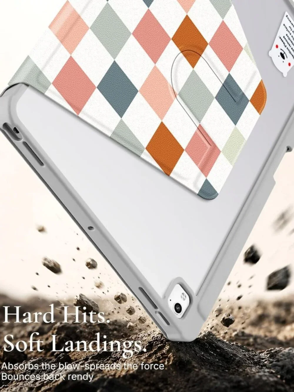 360 Rotating Folio Case for iPad with Pencil Holder - Smart Design & Versatile